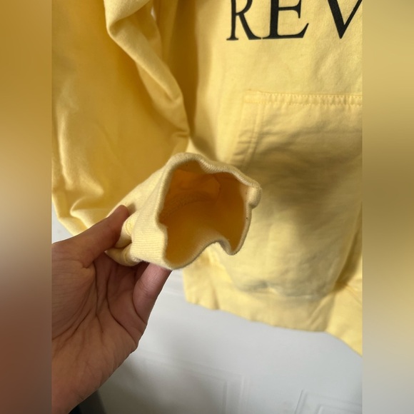 Anti Social Social Club “People Love Reading Negative Review” Yellow Hoodie - Picture 6 of 9